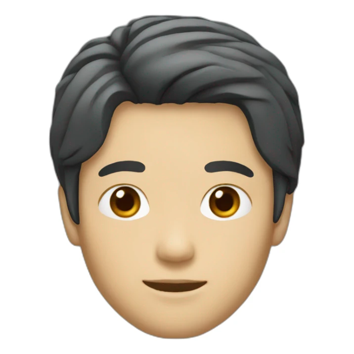 asia-glass-man-black-hair sticker