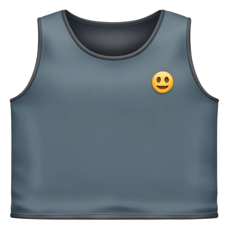 Tank Top in Slate Gray, width and height of tank top must be equal sticker