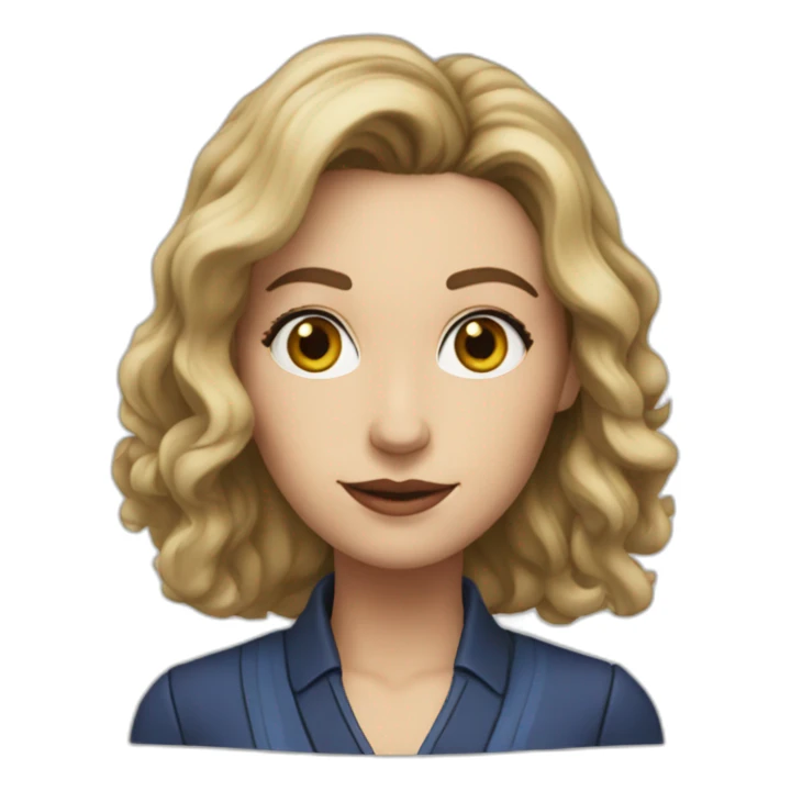 Caucasian-Female-Actress-DoctorWho sticker