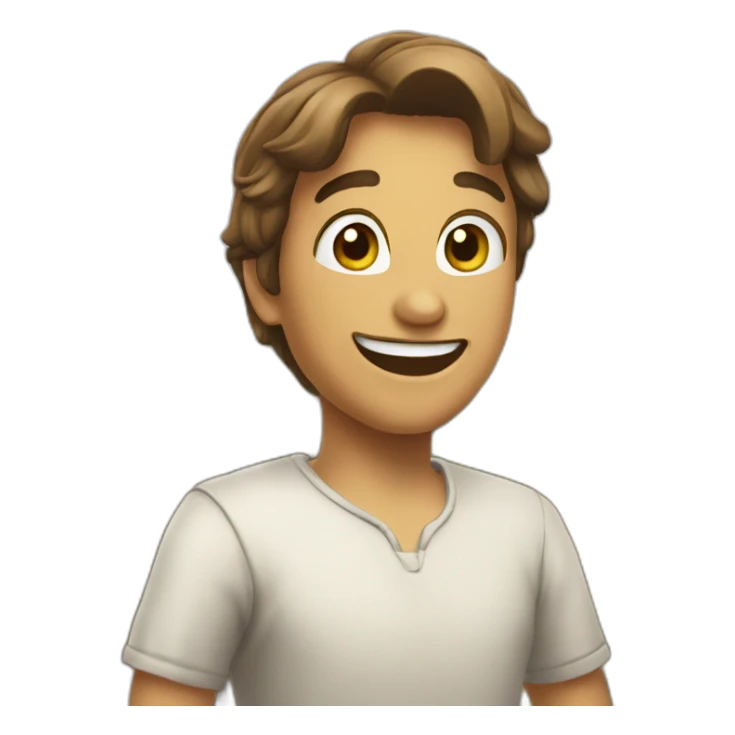 Calabera sonrriendo aterradora sticker