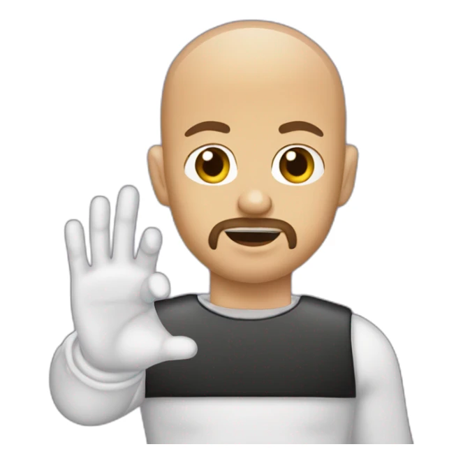 American history x with raised right hand sticker