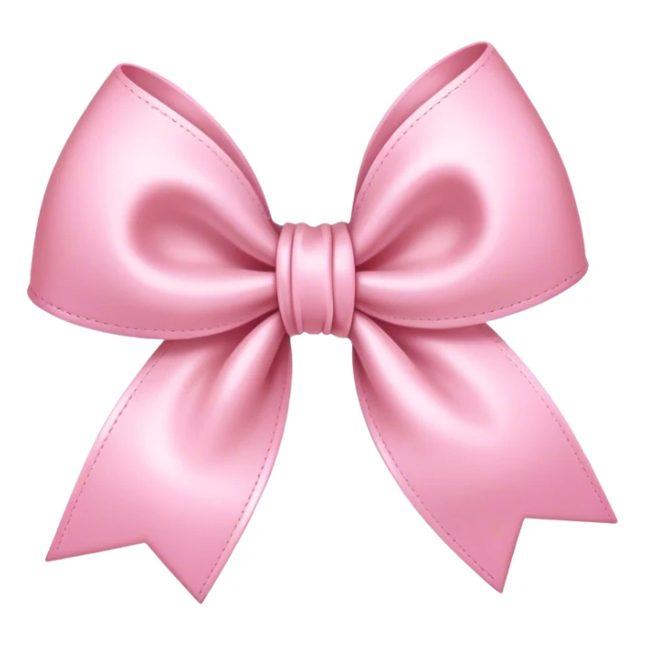 Coquette bow color baby pink sticker