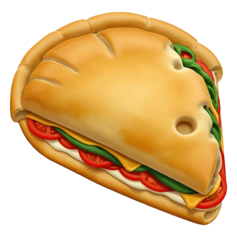 Crie um emoji de calzone italiano sticker
