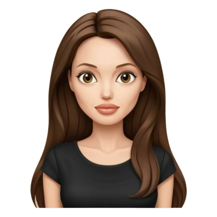 Angelina Jolie up to the waist sticker