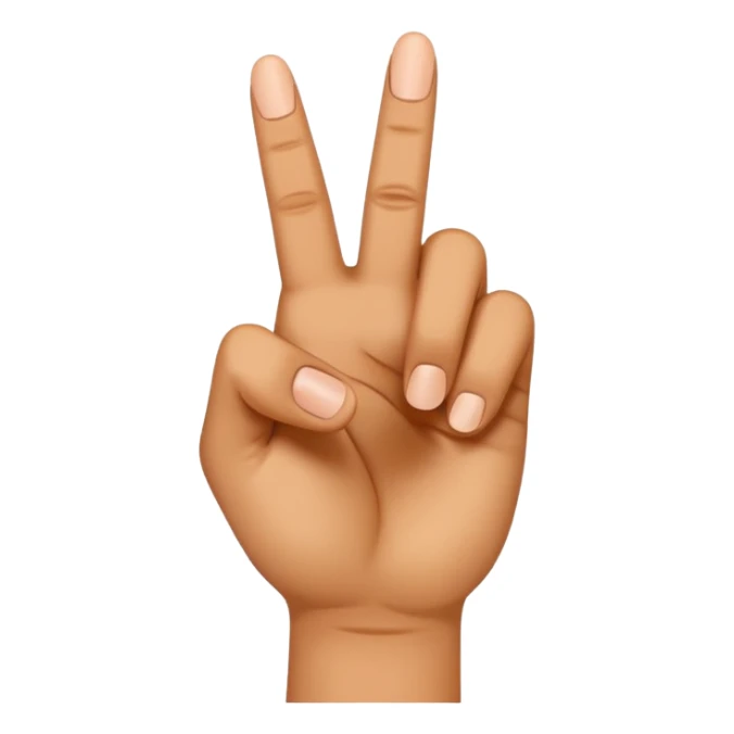  Can you do the Oke sign but than with de middle vinger.  sticker