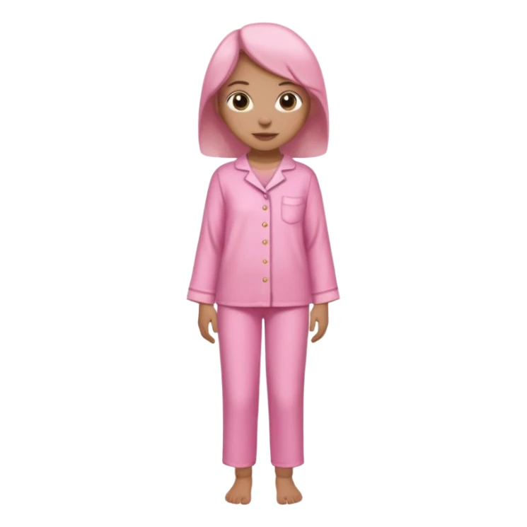 only a pink blouse and pants pijama sticker