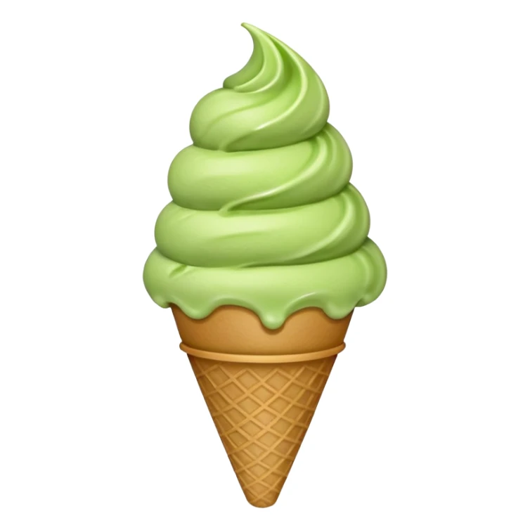 heart shape matcha ice cream heart cone heart heart heart sticker