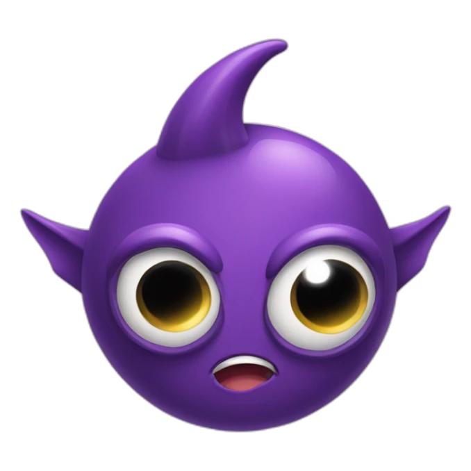 one eye one horn flying purple people eater sticker