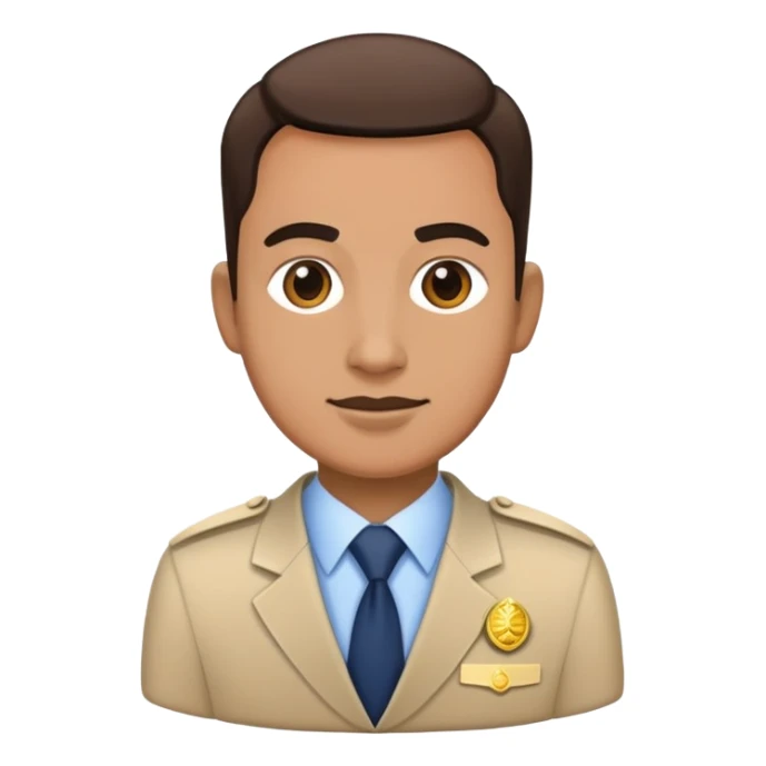 government official with digital technology at regional level sticker