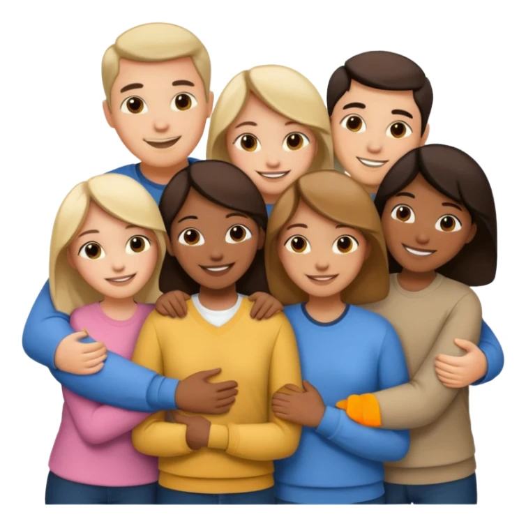 Home of rat, pig, cow, rabbit hugs sticker