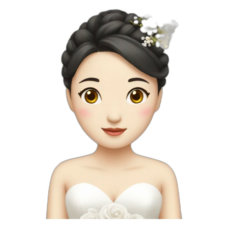 Korean bride sticker