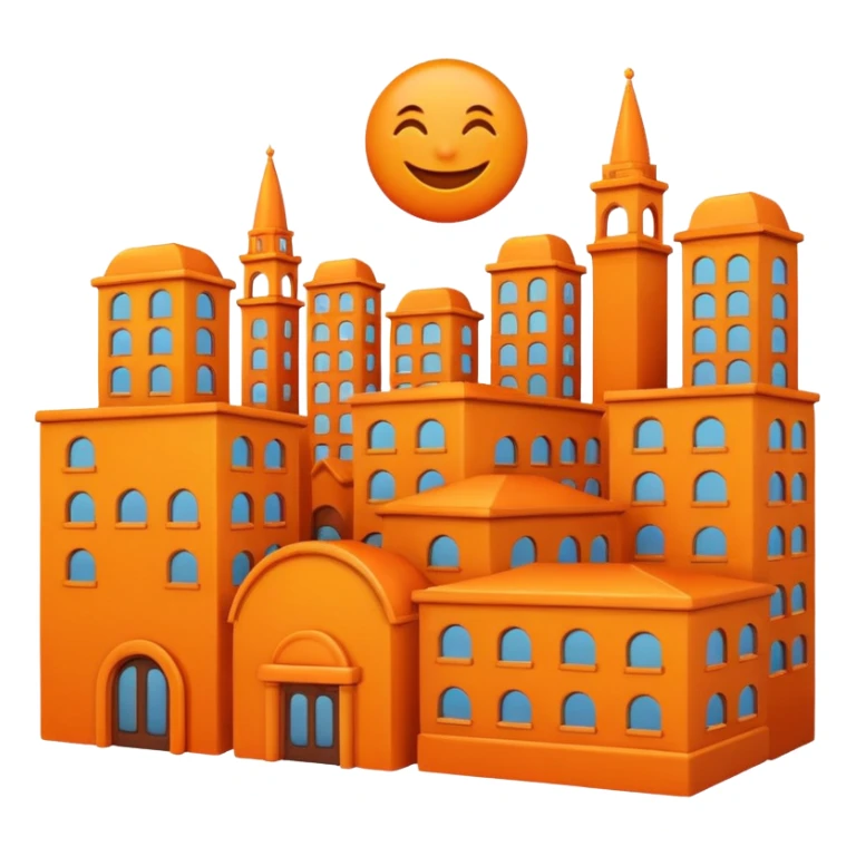 orange city emoji png sticker