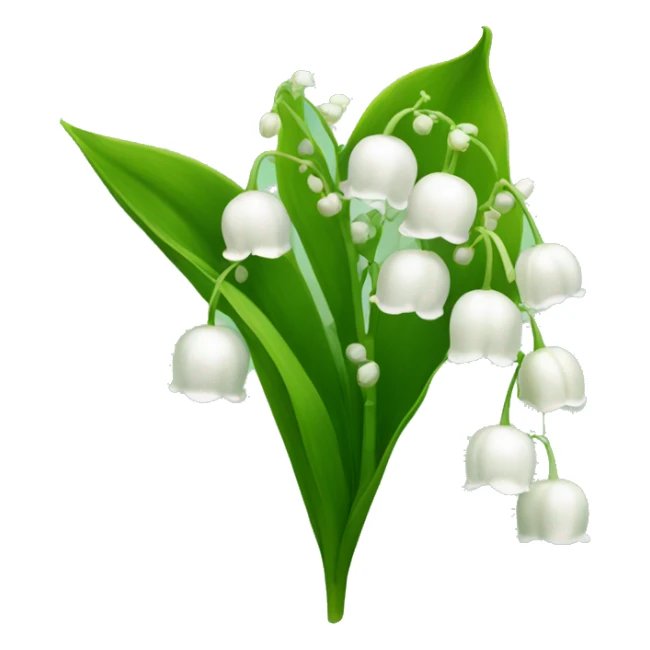 lily of the valley sticker