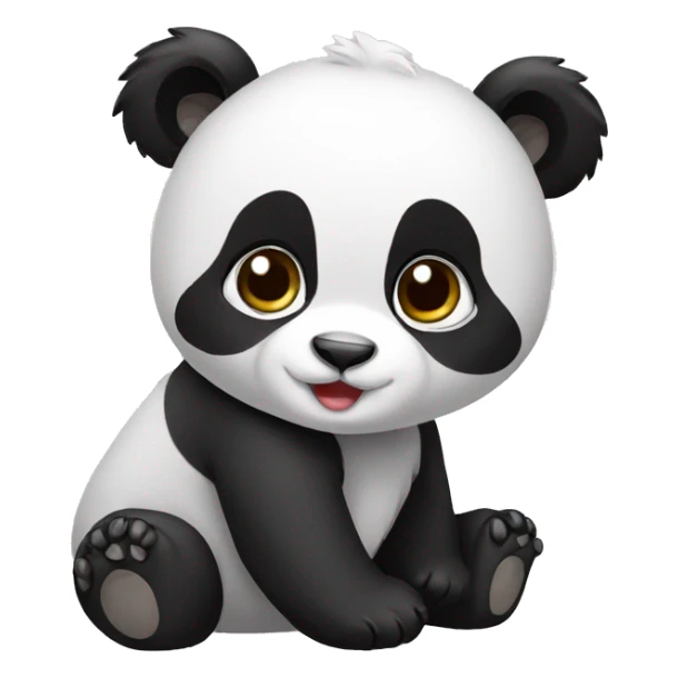 baby panda sticker