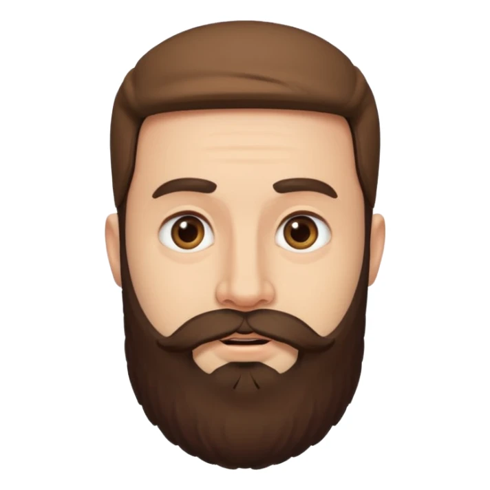 A pregnant Jewish man with a big beard sticker