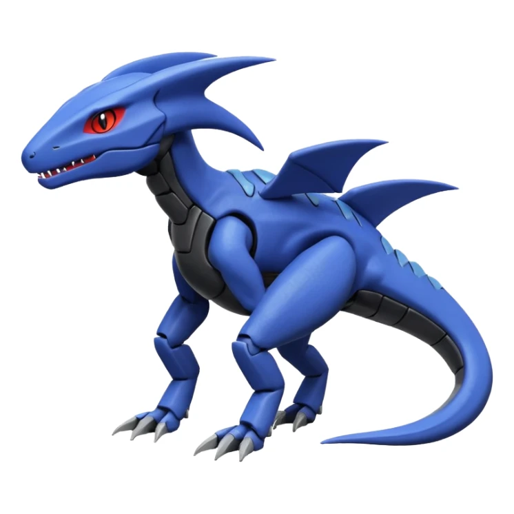 Heliolisk-Salandit-Cyclizar-Genesect-Pokémon, full body sticker