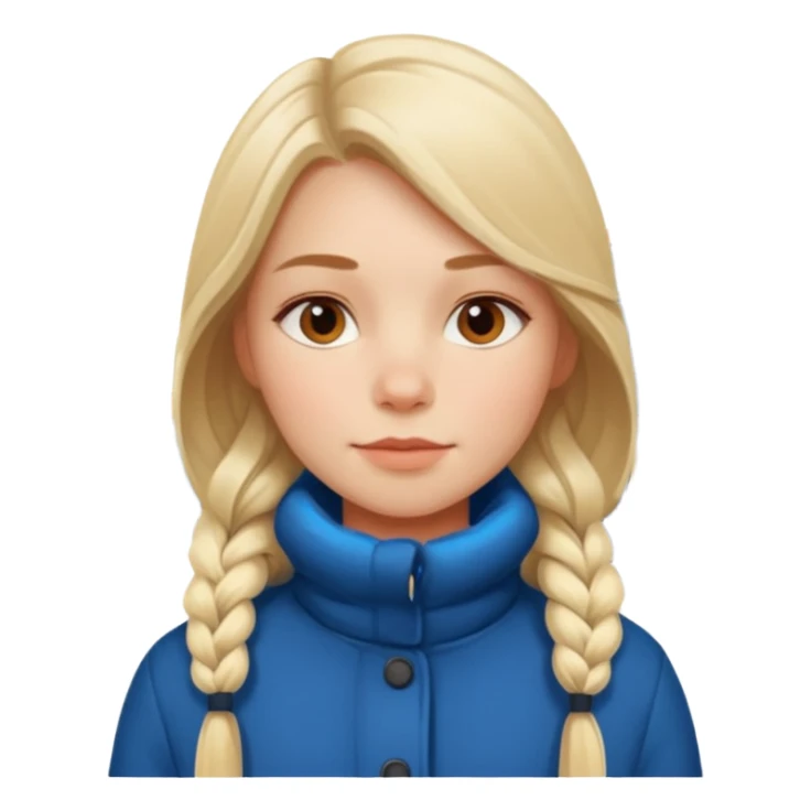 scandinavian girl in copenhagen sticker