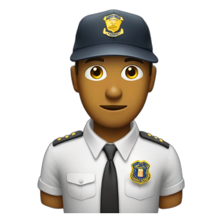 man with yellow "FBI" letters on his cap sticker