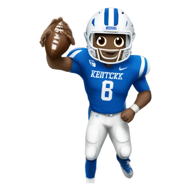 university of Kentucky football player sticker