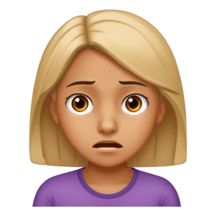 frustrated female aged 10 emoji sticker
