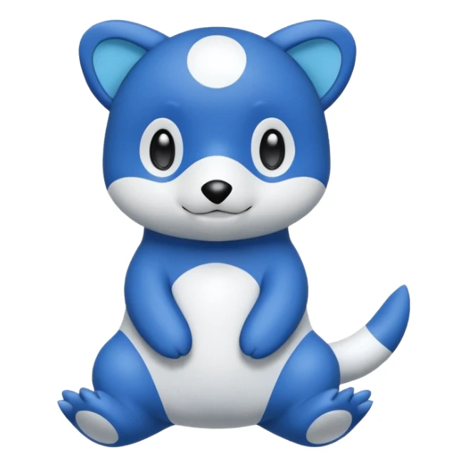 Popplio-Oshawott-Fakémon-hybrid (full body) sticker