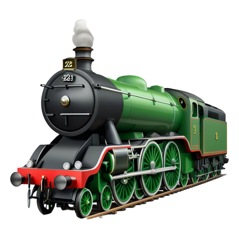Steam Train - Flying Scotsman (Model Year: 2022) (Iconic colour: Green) sticker
