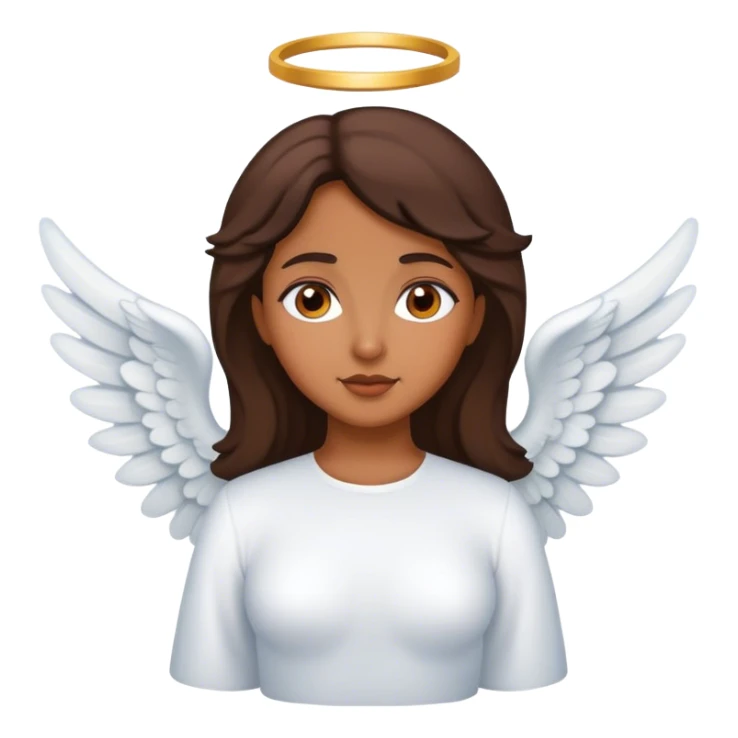 Short Latino woman Angel  sticker