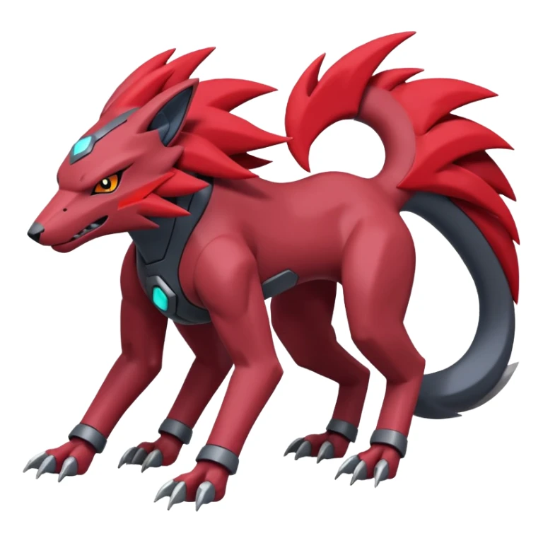 Heliolisk-Zoroark-Cyclizar-Genesect-Pokémon, full body sticker