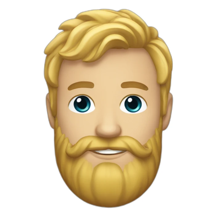 Jake Paul, beard and facial hair sticker