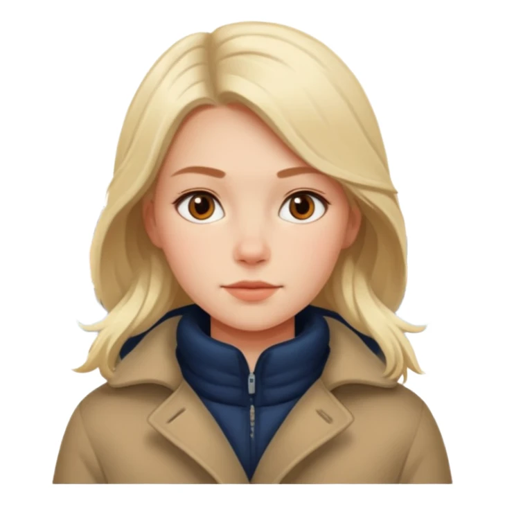 scandinavian girl in copenhagen sticker