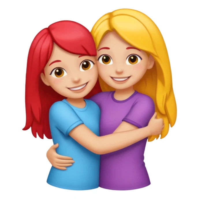 Make an best Friends Sticker in Cartoon Style sticker