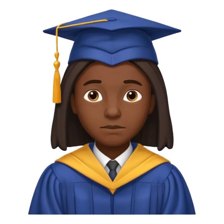 Create an emoji of an African wise cultural scholar that looks thoughtful, warm, and dignified sticker