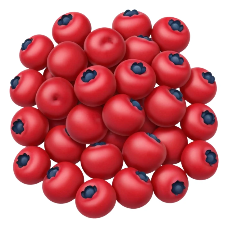 arandanos rojos sticker