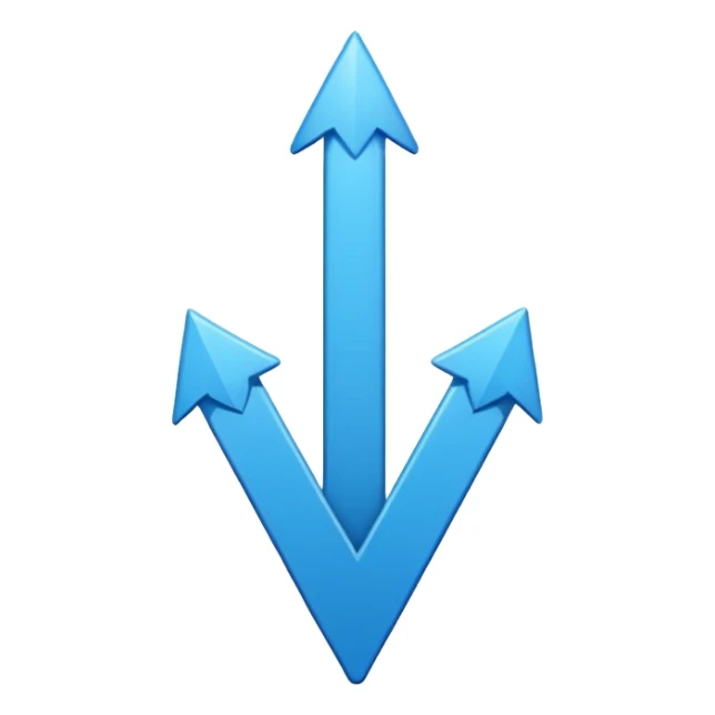 gráfico de ventas color azul sticker