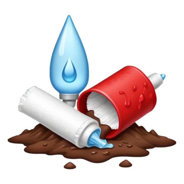 tampon + blood drop + poop sticker