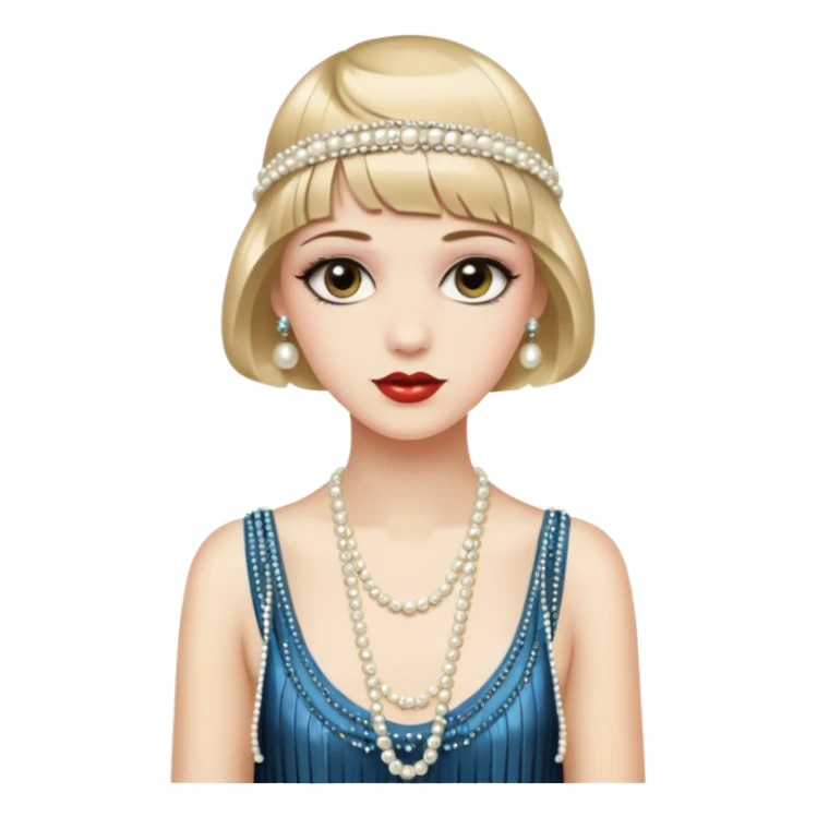 gatsby woman sticker