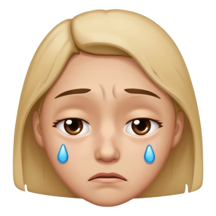 sad emoji with bruise under eye
no i would like skmilar to smiling face holding up tears sticker