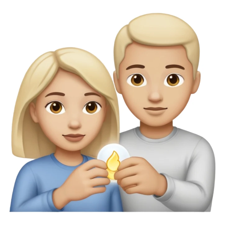 Person helping another person up, showing support and building trust sticker