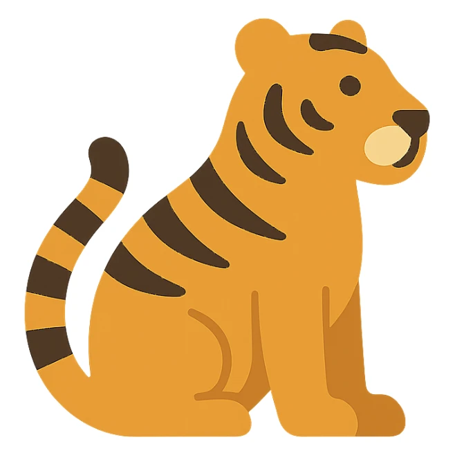 Tiger sticker