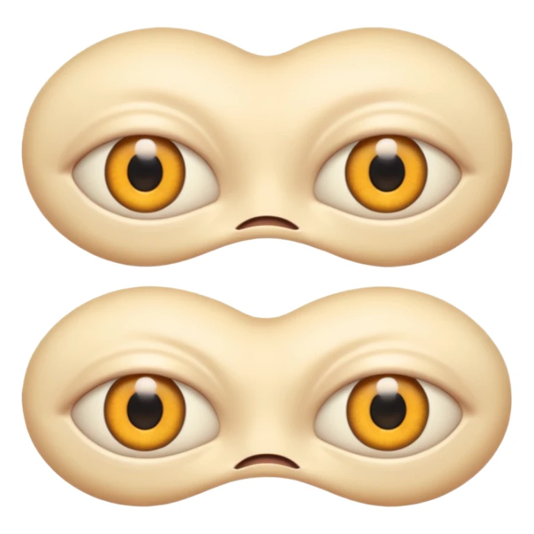 large skin surface with dozens of eyes sticker