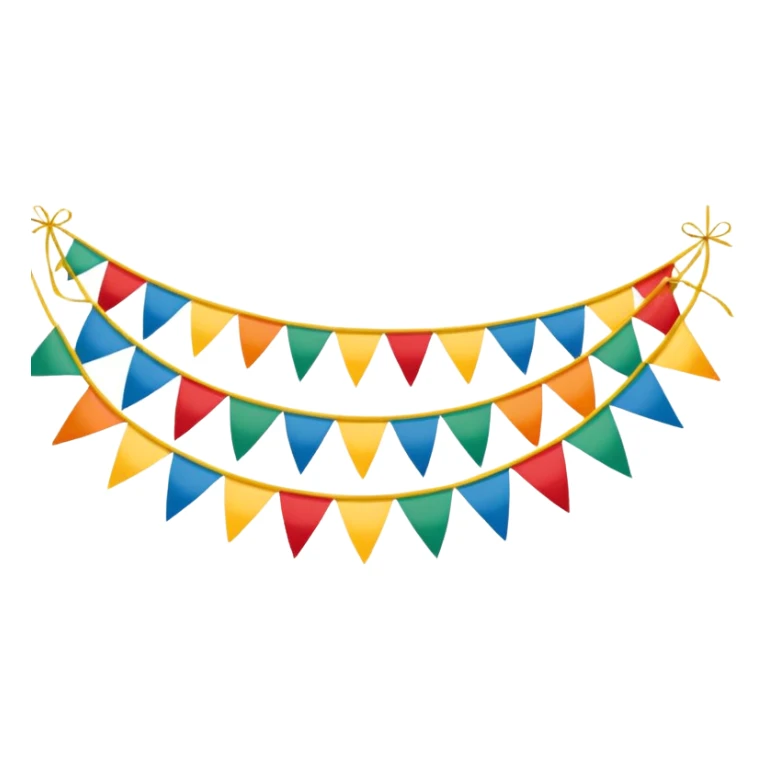 fanion banderole décorative sticker