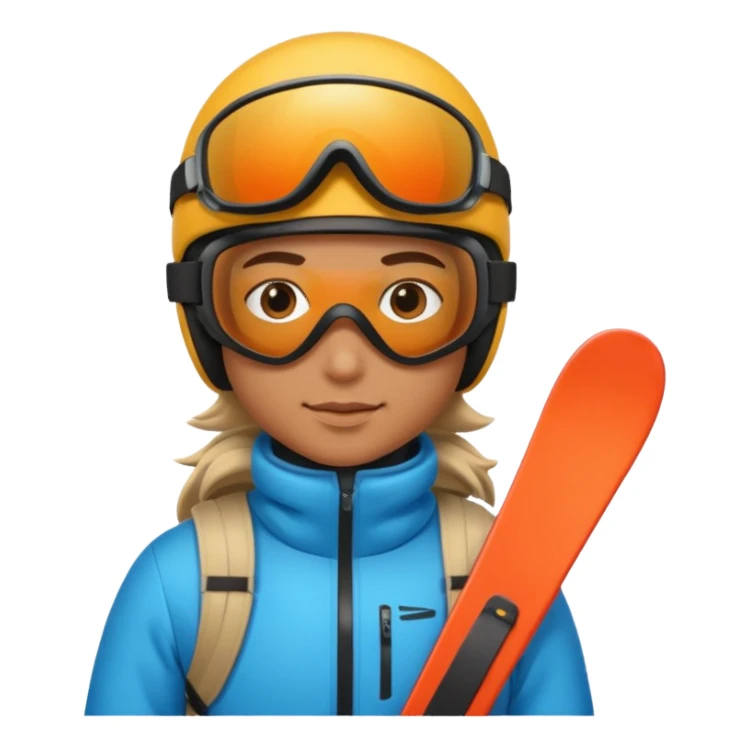 A person is skiing on the snow
person sticker