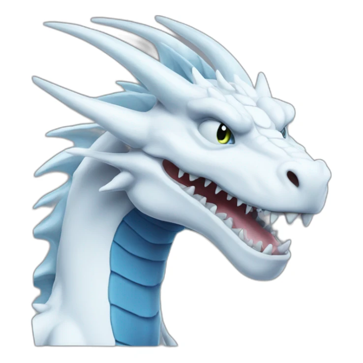 Blue-eyes white dragon sticker
