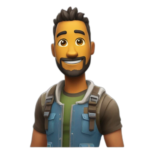 Un skin fortnite qui edite un mur sticker
