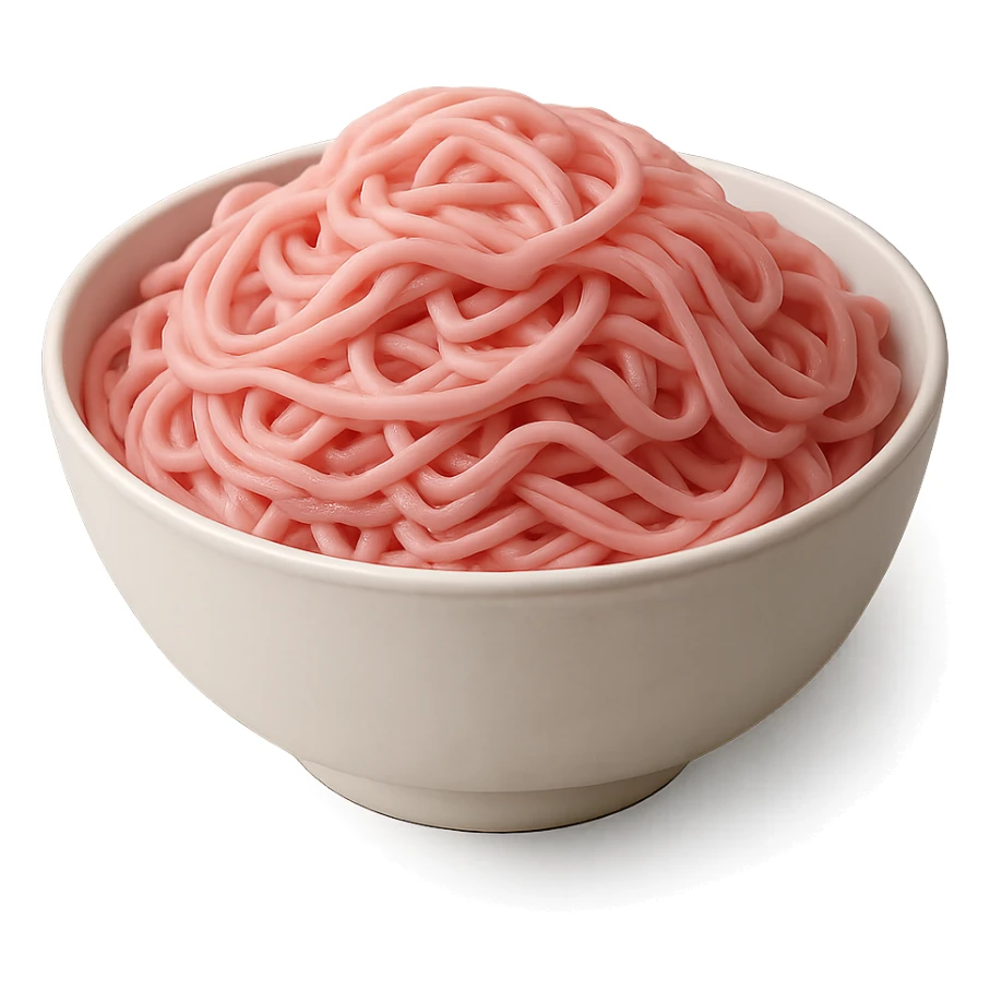 pink noodles sticker