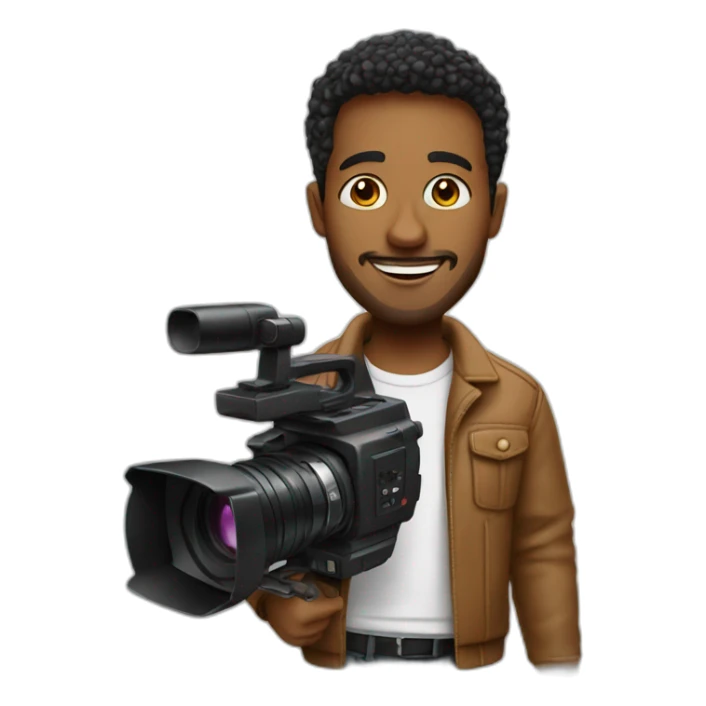 filmmaker cam feliz sticker