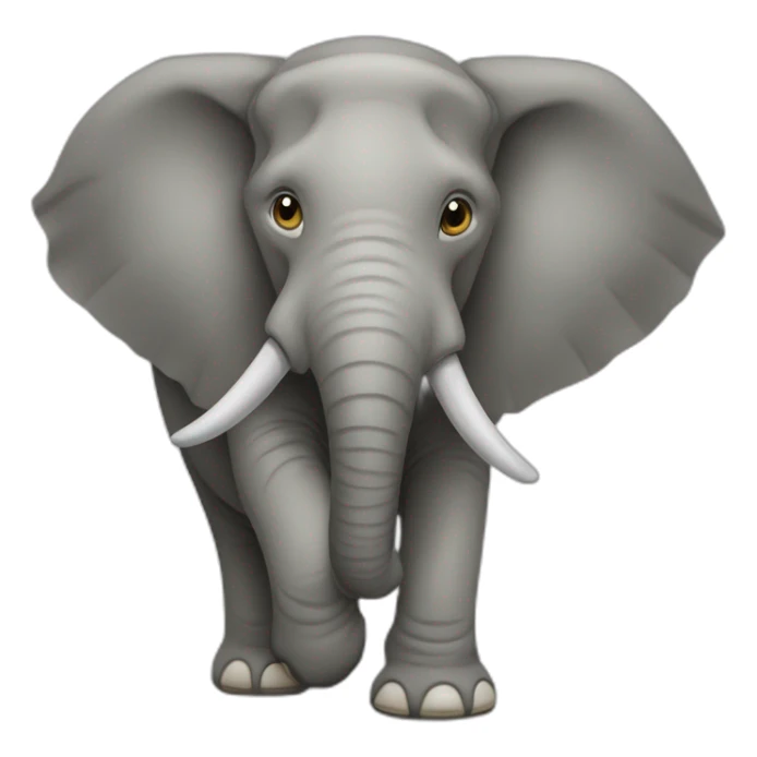 Tourtue sur un éléphant sticker