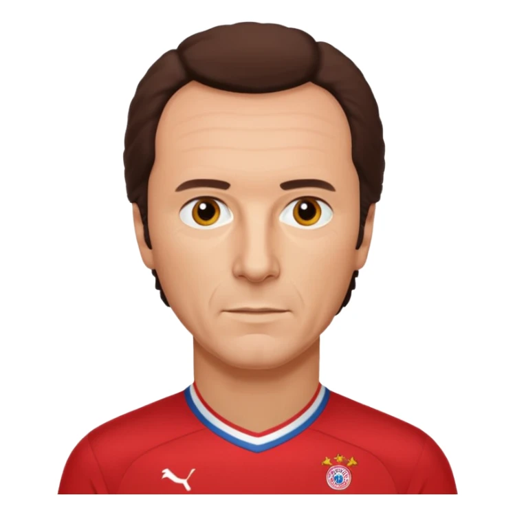 FC Bayern Munich Franz Beckenbauer in 1970s sticker