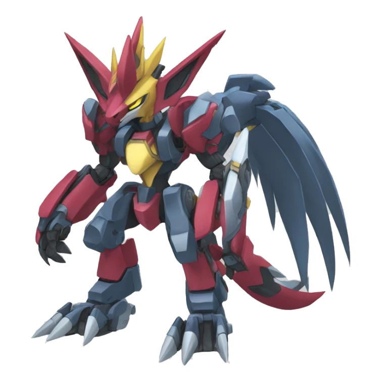 Zeraora-Zoroark-medabot-Mecha full body sticker