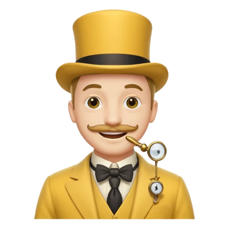 The monopoly fella with a monocle and yellow sticker